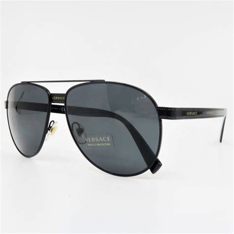 versace black and gold aviators|Versace aviators sunglasses unisex.